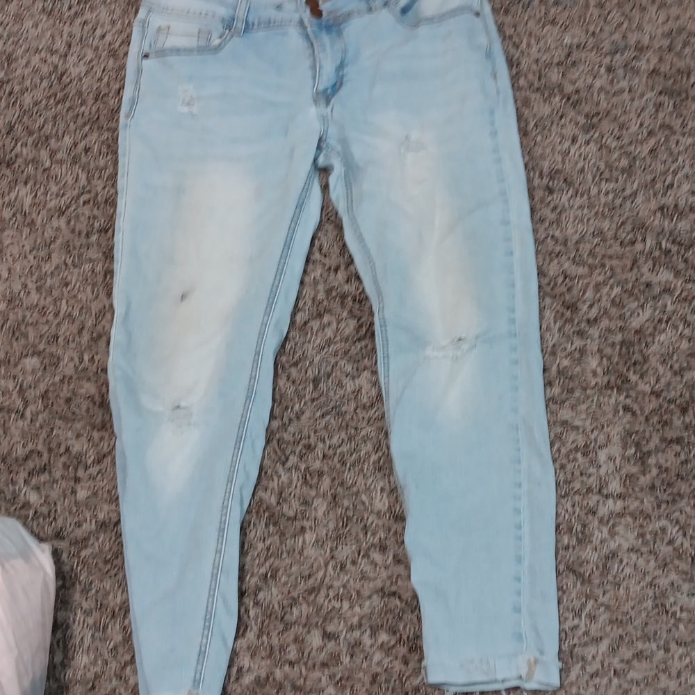 Light blue jeans